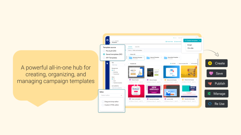 Introducing MoEngage’s Template Manager – A modern approach to Digital Asset Management